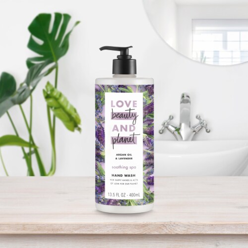 Love Beauty and Planet Soothing Spa Argan Oil & Lavender Hand Soap Perspective: bottom