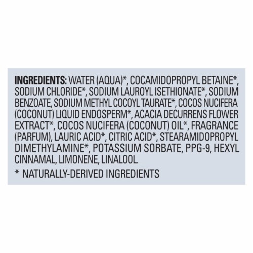 Love Beauty & Planet Sulfate-Free Coconut Water & Mimosa Flower Shampoo Perspective: bottom