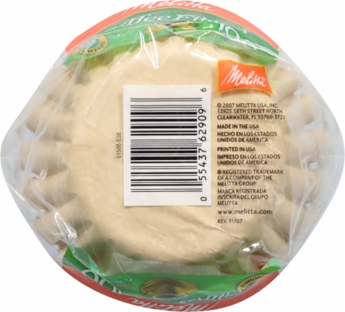 Melitta® Basket Coffee Filters Perspective: bottom