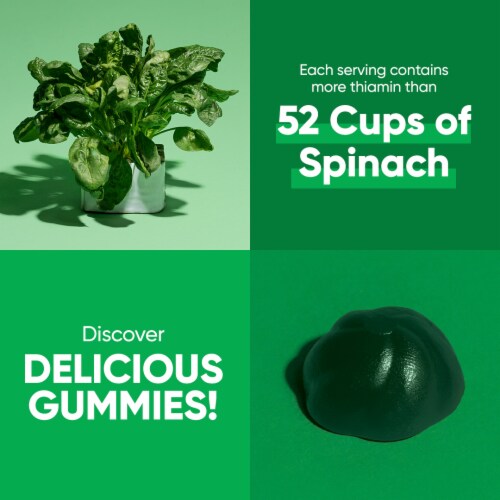 Goli® Nutrtion Supergreens Gummies Supplement Perspective: bottom