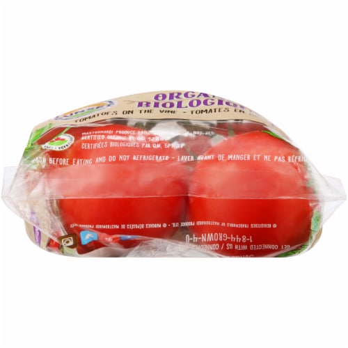 Organic Tomatoes on the Vine in 1lb Bag Perspective: bottom