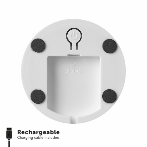 Mushroom Color Changing LED Rechargeable Silicone Night Light Perspective: bottom