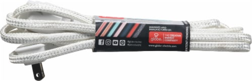 Globe Designer White Extension Cord Perspective: bottom