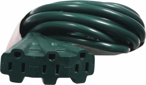 Globe® Indoor/Outdoor Grounded Extension Cords - Green Perspective: bottom