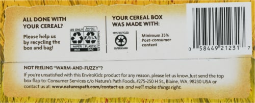 Nature's Path Envirokidz Rhino Rolls® Organic Cereal Perspective: bottom
