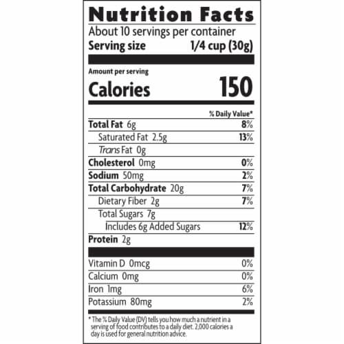 Nature's Path Love Crunch Dark Chocolate & Coconut Granola Perspective: bottom