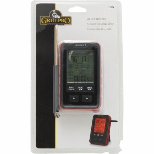 GrillPro Leave-In Probe Side Table Thermometer 13925 Perspective: bottom