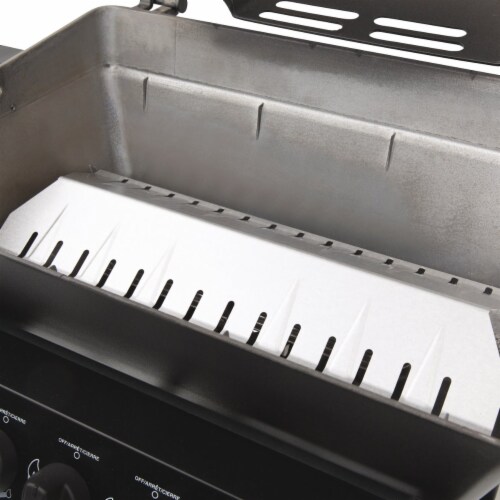 Huntington 2-Burner Black 30,000 BTU LP Gas Grill with Side Burner 30040HNT Perspective: bottom