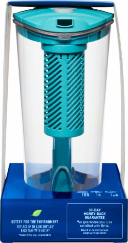 Brita Large Lake Blue Stream Water Fitler Pitcher with Stream Filter Perspective: bottom