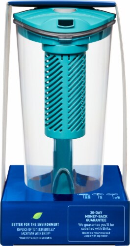 Brita Stream Large Lake Blue 10 Cup Water Filter Pitcher with Stream Filter Perspective: bottom