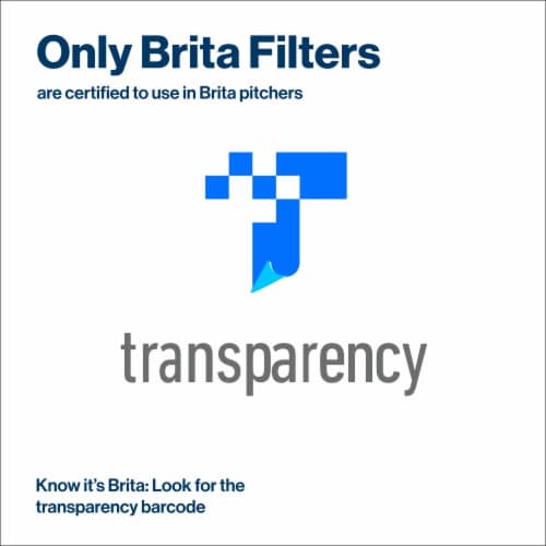 Brita Large Blue 10 Cup Water Filter Pitcher with Standard Filter Perspective: bottom