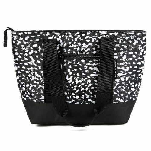 Arctic Zone Insulated Fashion Tote - Black/Red Perspective: bottom