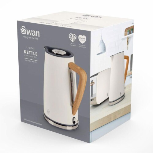 Swan Nordic 1.7L Cordless Kettle White 1 unit Fry s Food Stores