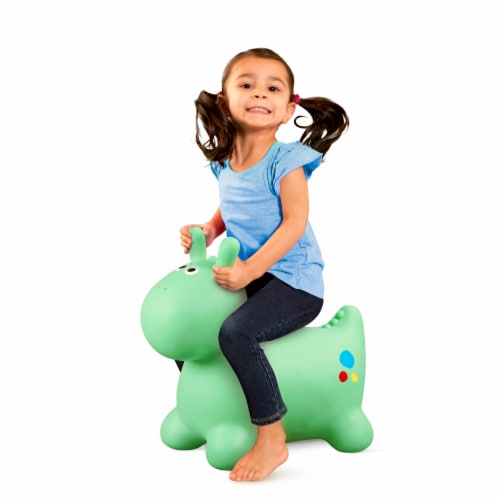 Battat Inflatable Hoppin' Dinosaur Bouncer Perspective: bottom