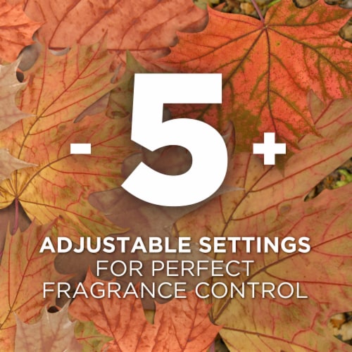 Air Wick Scented Oil Refill, Holiday Plug In, Fall Air Freshener, Fresh Pine and Juniper , 5 refills Perspective: bottom