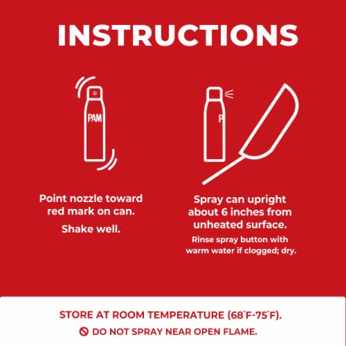 Pam Ultimate No-Stick Cooking Spray Perspective: bottom