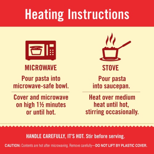 Chef Boyardee Beefaroni Microwave Pasta Perspective: bottom