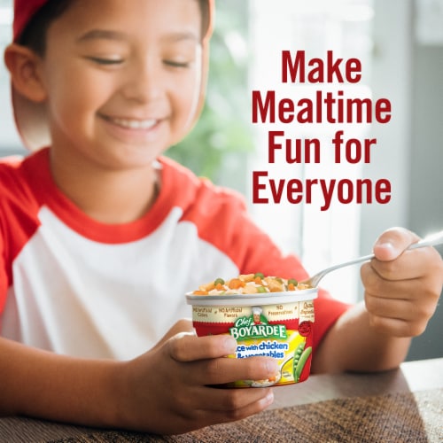 Chef Boyardee Rice With Chicken & Vegetables Perspective: bottom