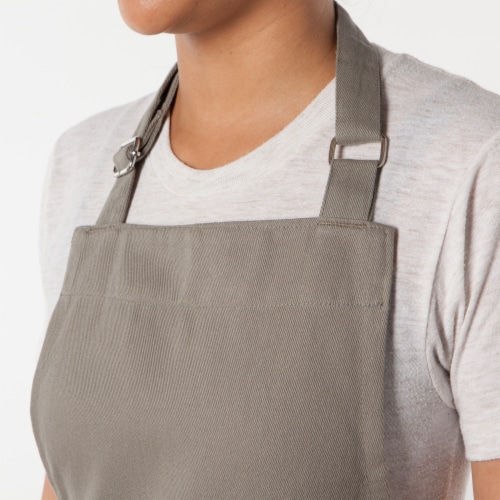 Now Designs Adjustable London Gray Kitchen Apron Perspective: bottom
