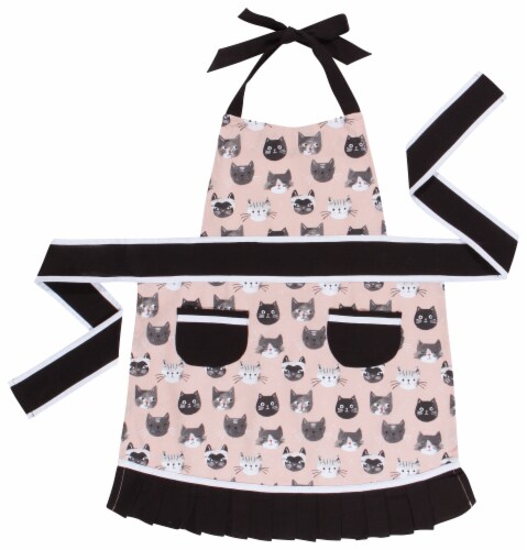 Jubilee Kids Sally Cats Meow Apron Perspective: bottom