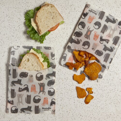 Ecologie Natural Beeswax Reusable Cat Food Sandwich Wraps Perspective: bottom