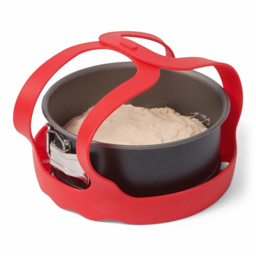 Cuisipro Silicone Cooking & Baking Sling, Red Perspective: bottom
