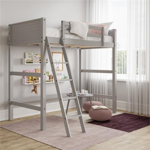 Dorel living loft clearance bed with desk