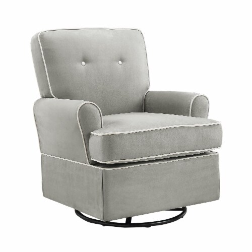 Baby Relax Tinsley Swivel Glider Chair Nursery Room Furniture