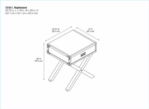 Baby relax miles nightstand shop