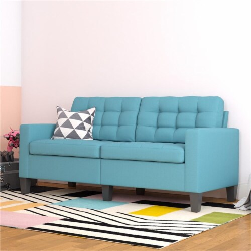 Small on sale teal couch