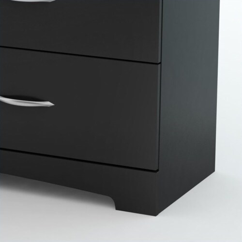 South shore shop black dresser