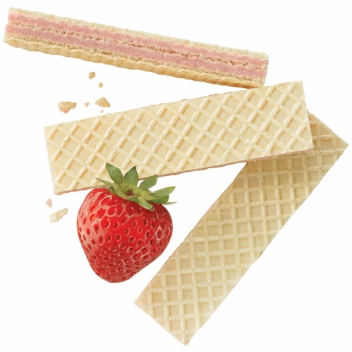 Voortman Bakery Strawberry Wafers Perspective: bottom