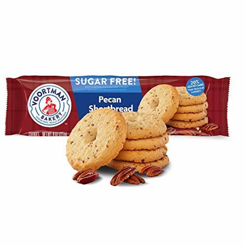 Voortman Bakery Sugar Free Pecan Shortbread Cookies, 8 oz., Pack of 4 Perspective: bottom