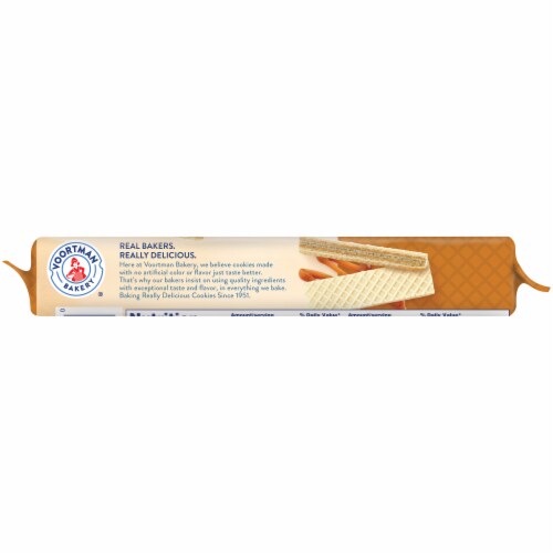 Voortman Bakery Caramel Layered Wafers Perspective: bottom