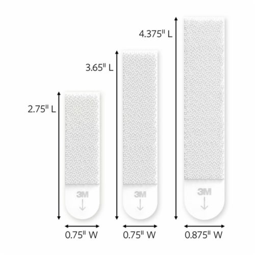 Command™ Picture Hanging Strips Multi-Size Pack - White Perspective: bottom