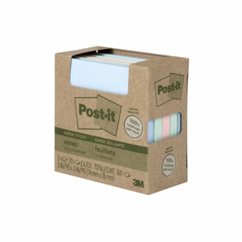 Post-It® Sticky Notes - Pastel Collection Perspective: bottom