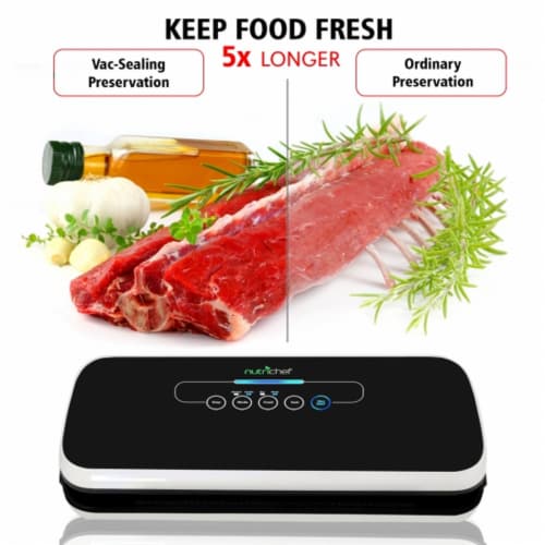 NutriChef PKVS18BK Automatic Kitchen Vacuum Sealer Preserver