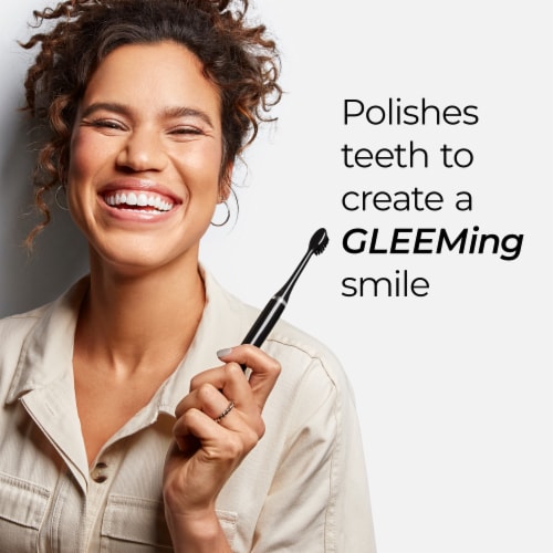 Gleem Black Electric Toothbrush Perspective: bottom