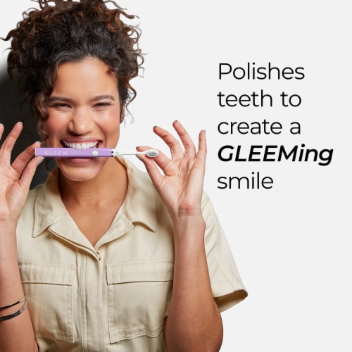 GLEEM Electric Toothbrush, Lavender Perspective: bottom
