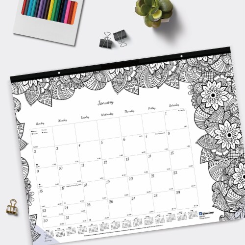 Blueline DoodlePlan Calendar C2917311 Perspective: bottom