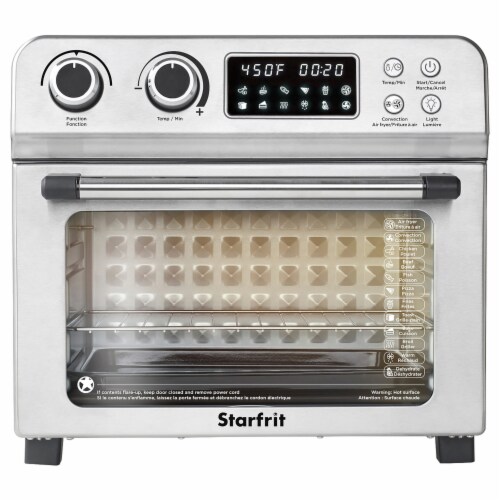 20.885-Quart 1,700-Watt Air Fryer Toaster Oven Perspective: bottom