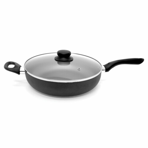 Starfrit Starbasix 034458-002-0000 11-Inch Nonstick Aluminum Deep Fry Pan with Lid Perspective: bottom