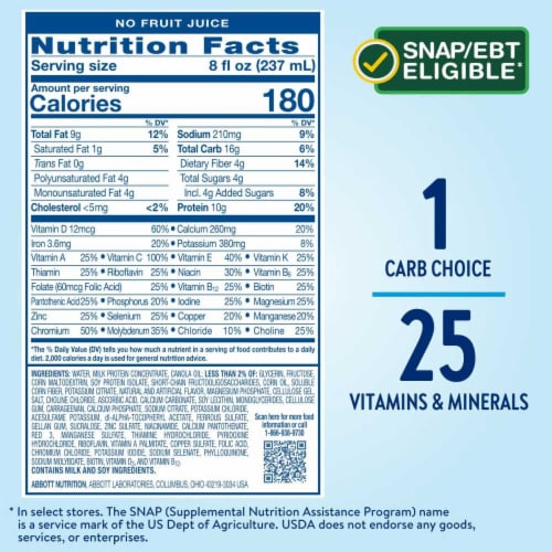 Glucerna Creamy Strawberry Ready-to-Drink Nutrition Shakes Perspective: bottom