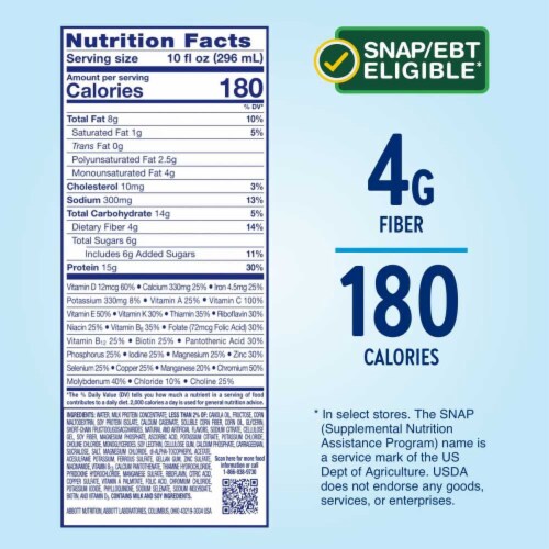 Glucerna® Hunger Smart Vanilla Shakes Perspective: bottom