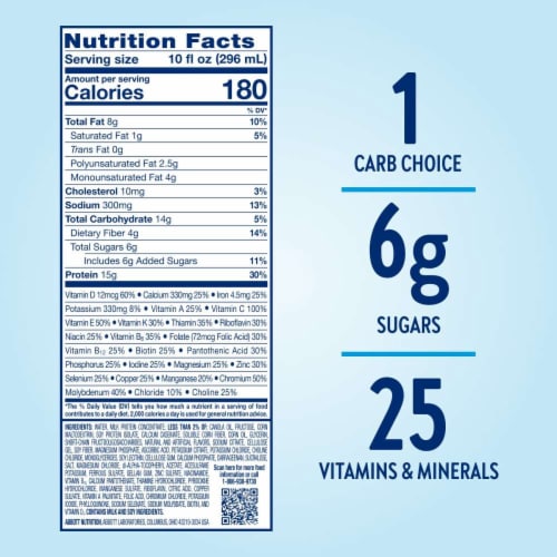 Glucerna® Hunger Smart® Classic Vanilla Nutritional Shake Bottles Perspective: bottom