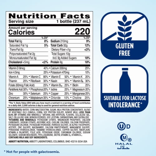Ensure® Plus Vanilla Ready-to-Drink Nutrition Shake Perspective: bottom