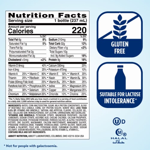 Ensure® Plus Vanilla Ready-to-Drink Nutrition Shake Perspective: bottom