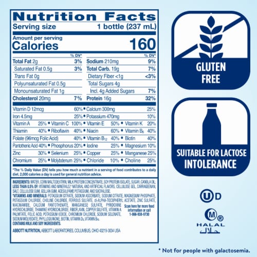 Ensure® High Protein Vanilla Ready-to-Drink Nutrition Shakes Perspective: bottom