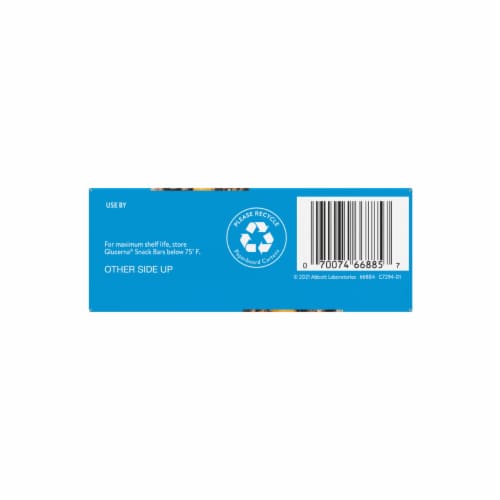 Glucerna Dark Chocolate Almond Snack Bars Perspective: bottom