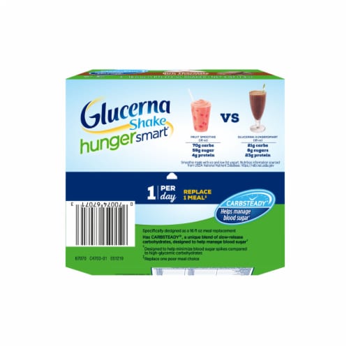 Glucerna® Hunger Smart Rich Chocolate Ready-to-Drink Nutritional Shakes Perspective: bottom